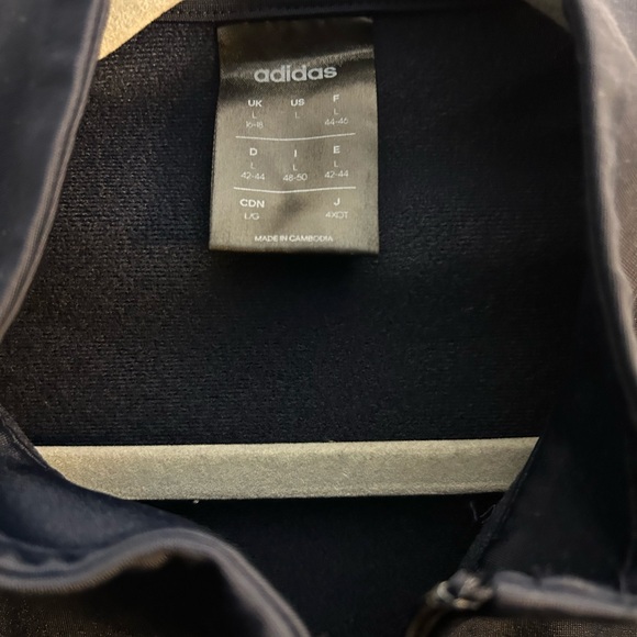 Adidas Boys Midweight Track Jacket Size: large - Picture 5 of 5